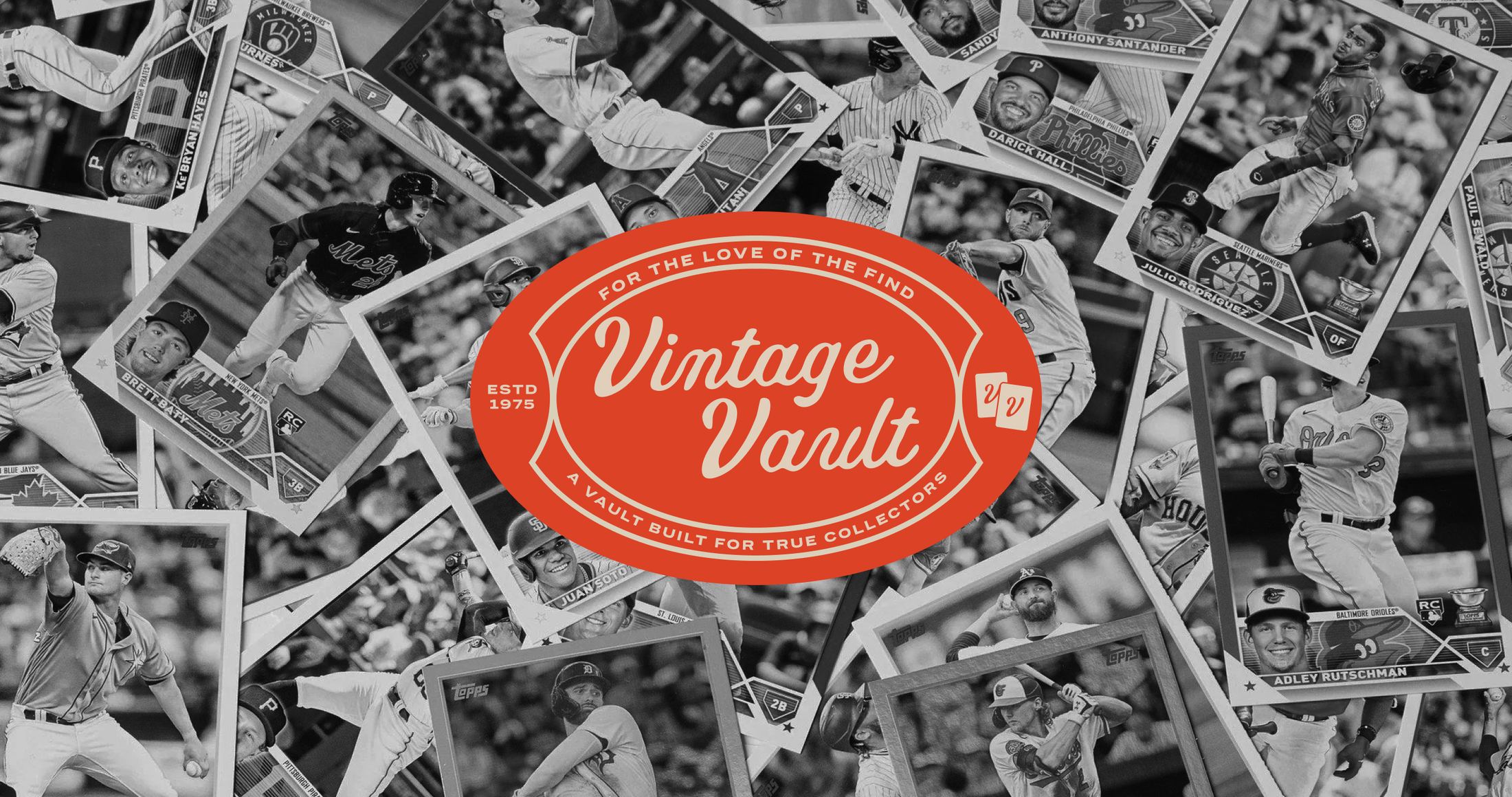 Vintage Vault — editorial collector's book, brand identity and website
